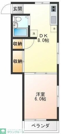 エストTKの物件間取画像